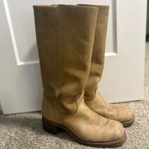 Vintage Leather Work Western Farm Boots Men’s Size 10.5
